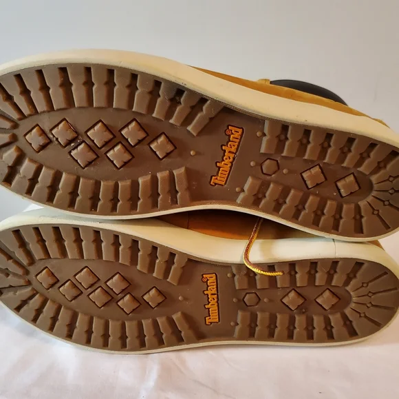TIMBERLAND Women's Tan Nubuck Leather Work Boot Size 11 - Picture 8 of 14